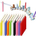 Tianyi - giftpot 60 bougies, bougies colores, bougies d'anniversaire, petites bougies pour banquet, ...