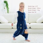 Tianyi - gigoteuses bébé fille garçon avec des pieds hiver automne pyjama, bleu foncé, 1 - 3 ans, small ... Tianyi - gigoteuses bébé fille garçon avec des pieds hiver automne pyjama, bleu foncé, 1 - 3 ans, small ...