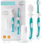 Tianyi - kit de brosse a dents bb (3 a 24 mois) - assortiment doigtier brosse a dents bb, brosse ...