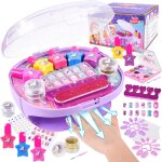Tianyi - kit manucure enfant fille, kit vernis enfant avec sche ongles, maquillage enfant fille, kit ...