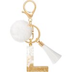 Tianyi - lettre porte clé peluche tassel Tianyi - lettre porte clé peluche tassel