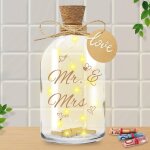 Tianyi - lumire led en forme de bouteille - cadeau de mariage - cadeau d'argent - cadeau de mariage ...