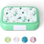 Tianyi - lunch box enfant avec 4 compartiments - sans bpa, etanche, convient au lave - vaisselle et micro ...