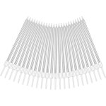 Tianyi - mtallique bougie, 24pcs longue minces bougies d'anniversaire avec support, bougies de gteau ...