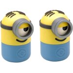 Tianyi - minions lot de 2 salires et poivrires inclinables en plastique sans bpa pour enfants a partir ...