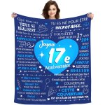 Tianyi - original 17 ans garçon cadeau plaid couverture cadeau d'anniversaire pour 17 ans adolescent ... Tianyi - original 17 ans garçon cadeau plaid couverture cadeau d'anniversaire pour 17 ans adolescent ...