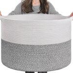 Tianyi - panier de rangement pour chambre d'enfant, panier a linge tress, grand panier de sapin de nol, ...