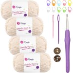 Tianyi - pelote de laine chenille epaisse et douce - 4 x 50 g - 60 m - pelucheuse - pour crochet de 5 ... Tianyi - pelote de laine chenille epaisse et douce - 4 x 50 g - 60 m - pelucheuse - pour crochet de 5 ...