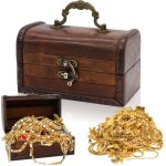 Tianyi - petit coffre au trésor en bois vintage - 14 x 8, 5 x 8, 5 cm - rouge marron - petite boîte de ... Tianyi - petit coffre au trésor en bois vintage - 14 x 8, 5 x 8, 5 cm - rouge marron - petite boîte de ...