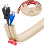 Tianyi - petit passe - cbles flexible, autocollant, 5 m x 2 cm, cache - cbles flexible, facile a couper, ...