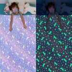 Tianyi - plaid licorne, couverture enfant licorne phosphorescent, licorne cadeau fille, couverture chaude ... Tianyi - plaid licorne, couverture enfant licorne phosphorescent, licorne cadeau fille, couverture chaude ...