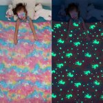Tianyi - plaid licorne, couverture enfant licorne phosphorescent, licorne cadeau fille, couverture chaude ... Tianyi - plaid licorne, couverture enfant licorne phosphorescent, licorne cadeau fille, couverture chaude ...