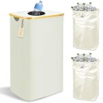 Tianyi - poubelle tri selectif 100l, poubelle recyclage cuisine pour bouteille plastique, avec 2 sac ... Tianyi - poubelle tri selectif 100l, poubelle recyclage cuisine pour bouteille plastique, avec 2 sac ...