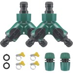 Tianyi - raccord de tuyau 2 voies, rpartiteur en y, distributeur d'eau, raccord de tuyau a 2 voies, ...