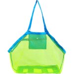 Tianyi - rutilisable sac plage jouet en maill 1 pice grand sac rangement jouet plage enfant 45x35x45cm ...