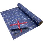 Tianyi - rouleau de papier d'emballage de nol 43 cm × 15 m, papier d'emballage cadeau 100% recyclable ...