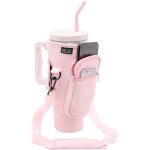 Tianyi - sac a bandoulire pour bouteille d'eau, porte gobelet et tlphone 1, 2 l - porte gourde avec ...