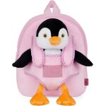 Tianyi - sac  dos peluche pour enfant 3 4 5 ans - mini cartable mignon de voyage et doudou animal pour ...