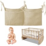 Tianyi - sac rangement pour lit bb, sac de rangement suspendu, suspendu organisateur de couches, rangement ...