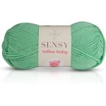Tianyi - sensy softee baby pelote de laine pour bb, 100 g, 250 m, calibre 3 clair (vert siamois)
