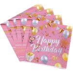 Tianyi - serviettes de table joyeux anniversaire, 40pcs serviettes d'anniversaire or rose, serviettes ... Tianyi - serviettes de table joyeux anniversaire, 40pcs serviettes d'anniversaire or rose, serviettes ...