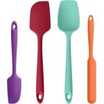 Tianyi - spatule a cuillre en silicone: 315 rsistant a la chaleur racloir en caoutchouc flexible ...