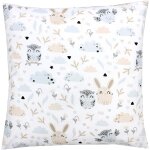 Tianyi - taies d'oreillers décoratives pour enfant, lapin / chouette, 40 x 60 cm Tianyi - taies d'oreillers décoratives pour enfant, lapin / chouette, 40 x 60 cm