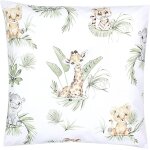 Tianyi - taies d'oreillers décoratives pour enfant, safari / lion / marron / feuilles / vert, 40 x 60 ... Tianyi - taies d'oreillers décoratives pour enfant, safari / lion / marron / feuilles / vert, 40 x 60 ...