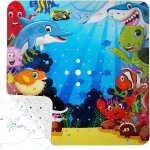 Tianyi - tapis de douche antidrapant 53x53cm, tapis de bain antidrapant bebe, anti glisse tapis antidrapant ...