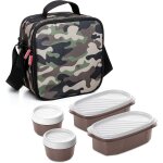 Tianyi - tatay sac isotherme repas, capacité 3 l, avec 4 boîtes hermetiques en plastique (2 x 0, 5 l, ... Tianyi - tatay sac isotherme repas, capacité 3 l, avec 4 boîtes hermetiques en plastique (2 x 0, 5 l, ...