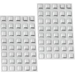 Tianyi - uni - fine transparente pieds adhsifs, antidrapant bute tampon transparent auto - adhsif ...