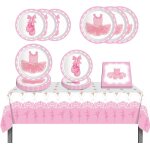 Tianyi - vaisselle anniversaire ballerine, rose party vaisselle, ballerine fête d'anniversaire, assiettes ... Tianyi - vaisselle anniversaire ballerine, rose party vaisselle, ballerine fête d'anniversaire, assiettes ...