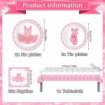 Tianyi - vaisselle anniversaire ballerine, rose party vaisselle, ballerine fête d'anniversaire, assiettes ... Tianyi - vaisselle anniversaire ballerine, rose party vaisselle, ballerine fête d'anniversaire, assiettes ...
