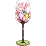 Tianyi - verre a vin 42cl peint a la main fleur de cerisier oiseaux cadeaux d'anniversaire pour femme ... Tianyi - verre a vin 42cl peint a la main fleur de cerisier oiseaux cadeaux d'anniversaire pour femme ...