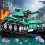 Tiger 1 tank t�l�command�, ensemble d'assemblage de simulation elev�, blocs de construction de mod�le, ...