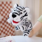 Tigre raton laveur animal marionnette a main parent - enfant interactif lion bouche ouverte marionnette ...