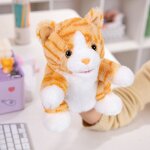 Tigre raton laveur animal marionnette a main parent - enfant interactif lion bouche ouverte marionnette ...