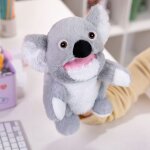 Tigre raton laveur animal marionnette a main parent - enfant interactif lion bouche ouverte marionnette ...