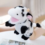 Tigre raton laveur animal marionnette a main parent - enfant interactif lion bouche ouverte marionnette ...