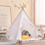 Tipi - tente de camping en toile de coton pour enfants, maison de jeu intrieure, jouet pour bb, tente ...