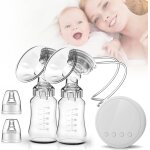 Tire lait electrique, tire - lait electrique double portable avec 2 modes 9 niveaux, electrique double ...
