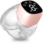 Tire lait electrique main libre, tire lait portable avec 3 modes 9 etapes, tire lait faible bruit rechargeable ...