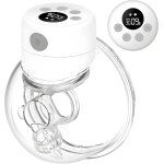 Tire - lait electrique mains libres portable, configuration anti - refoulement, conception avec affichage ...