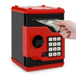 Tirelire  code pour enfants, mini - coffre - fort lectronique pour pices de monnaie et argent rel ...