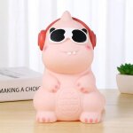 Tirelire dinosaure mignon pour enfants, cadeau d'anniversaire, dcor de bureau, coffre - fort, botes ...