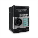 Tirelire électronique, coffre - fort pour enfants, pièces numériques, coffre - fort d'épargne, noir Tirelire électronique, coffre - fort pour enfants, pièces numériques, coffre - fort d'épargne, noir