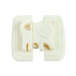 Tiroir de cuisine blanc pour porte de refrigerateur serrure de securite pour enfants et bebes protection ...