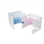 Tobi 320102 babycube fauteuils cubes ludiques pour enfants blanc laqu