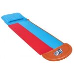 Toboggan aquatique double voie 4, 88m - tapis de glisse 2 pistes rampes avec arroseurs - ventriglisse ...