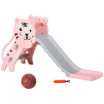 Toboggan enfant panier basket design tigre 18 - 36 mois usage int�rieur - balle, pompe incluses - pe ...